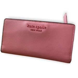 🌸KATE SPADE🌸 Baby pink 12 card wallet 💕